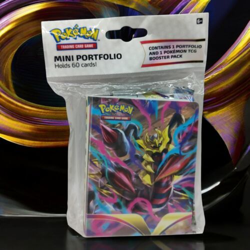 Pokemon TCG Sword & Shield Lost Origin Mini Portfolio + 1 Booster Pack Enamorus
