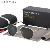 Brand Design Retro Pilot Style Men Sunglasses Polarized Fashion Women Su... - £27.71 GBP