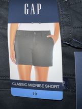 Gap Classic Midrise Short Women’s Size 10 True Black - $20.79