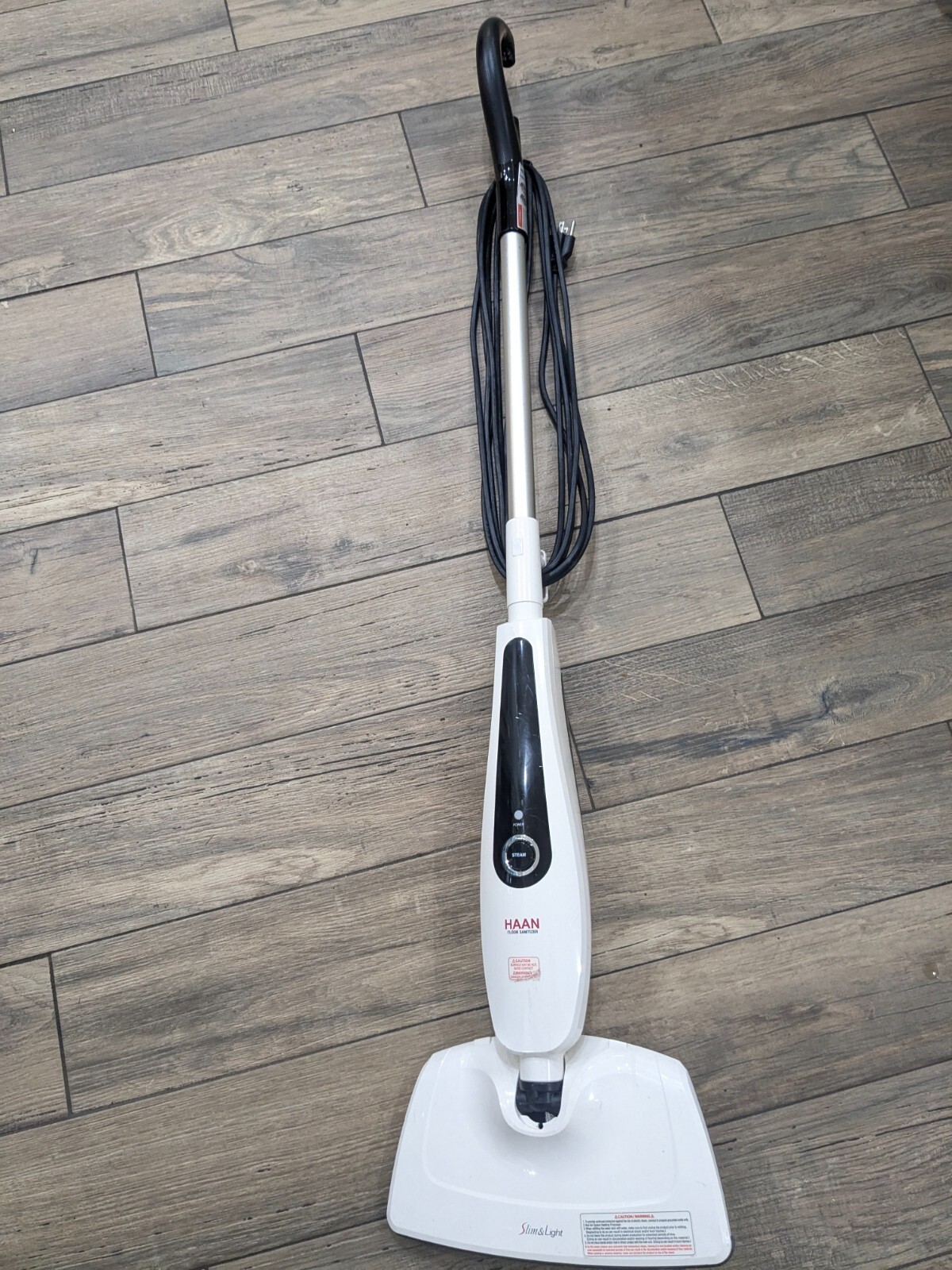 HAAN Slim and Light Floor Sanitizer SI-35 steam mop hard floor steamer W... - $95.00