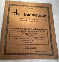 Boomerang publication 1927 Has Geneology Info Anneke Jans Bogarus Descen... - €25,88 EUR