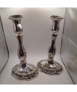 Vintage 9&quot; Silver Plated Candlestick 29406 - Creative Gifts Internationa... - $423.18 MXN