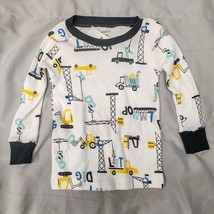 Carters Baby Boys Construction Graphic Top, Size 18Mo - £5.48 GBP