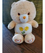 Vintage Care Bear Friend Bear 13” Peach Plush Stuffed Animal Toy 2002 - $223.67 MXN