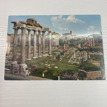 View of The Roman Forum, Ruins of The Plaza In Rome, Italy Postcard - £2.37 GBP