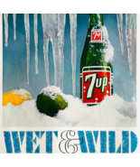 1966 7 UP Advertisement Vintage Soda Pop Beverage Soft Drink Wet &amp; Wild ... - $368.75 MXN