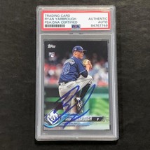 2018 Topps Update #US90 Ryan Yarbrough Signed Card PSA Slabbed Auto Rays - £39.49 GBP