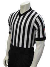 Smitty | USA-200 |  Men&#39;s Basketball Referee Shirt Sublimated Flag Offic... - $54.99