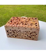 Hand Carved Soapstone Jewelry Trinket Box | Restored Vintage Keepsake St... - $912.21 MXN