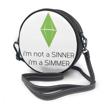 The Sims 4 Game Shoulder Bag Sul Sul The Sims Say Hello Leather Bag High quality - £24.23 GBP