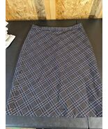 Fossil Vintage Classic Size 8 Polyester Blend Plaid Skirt - $24.04 CAD