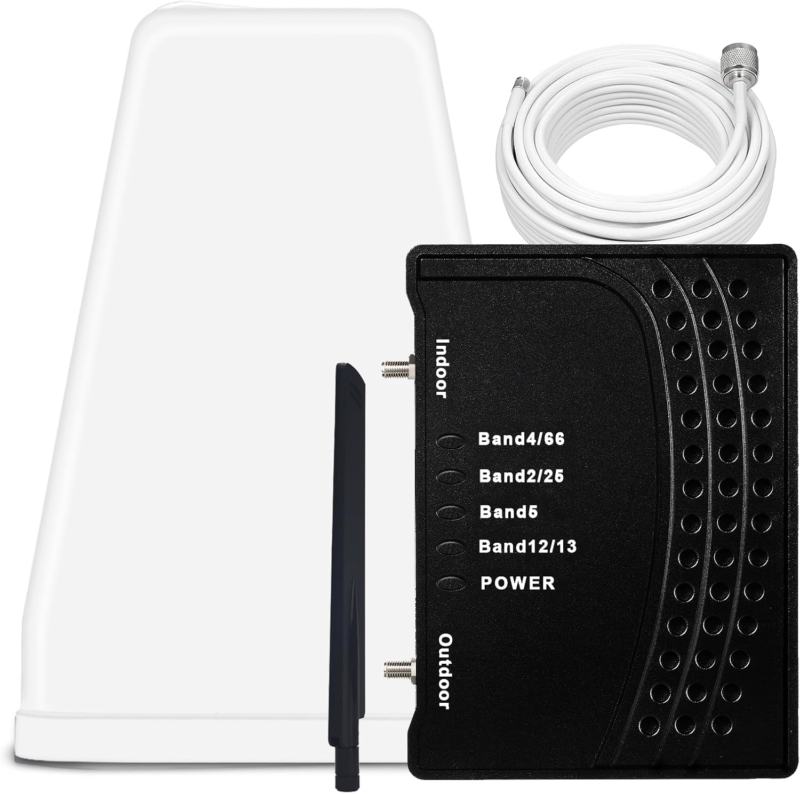 ,Up to 2,000 Sq Ft,Cell Phone Signal Booster with Band 66/25/2/4/5/12/13... - $188.08