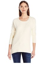Calvin Klein Women Crew Neck High Low Pullover Sweater  IVORY   Variety ... - $17.81