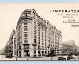 L&#39;Imperator Hotel and Restaurant Paris France UNP DB Postcard I16 - £3.07 GBP