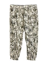 Anthropologie Marrakech Satin Jogger Sage Green Cupro Printed Pants SZ 3... - £61.26 GBP