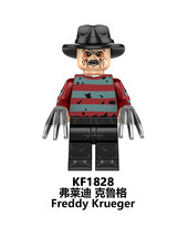 Minifigure Custom Building Toys Halloween Horror Series Freddy Krueger KF1828 - £3.14 GBP