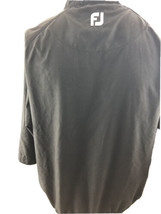 Footjoy FJ Men Windbreaker Jacket Pullover Shirt Short Sleeve 1/4 snap B... - £15.78 GBP