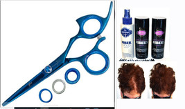 Shark Fin Professional Shear Right Hand Non Swivel Blue,+Piz-zaz Hair Fi... - $318.78+