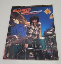 Updated Realistic Rock Drum Method by Carmine Appice Softcover Book &amp; CD... - $24.18