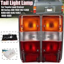 Rear Taillights Lights Set Stops For Toyota Land Cruiser FJ60 FJ62 BJ60 ... - €60,81 EUR