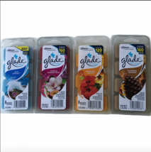 4 Packs Glade Wax Melts Vanilla Passion Fruit Blue Odyssey Hawaiian Bree... - $26.99