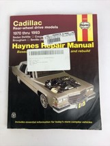 Repair Manual Cadillac 1970-1993  Haynes Publications   21030 - £14.85 GBP