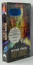 VHS Star Trek First Contact Screener Sealed Lenticular Cover Sci Fi Action - $29.40