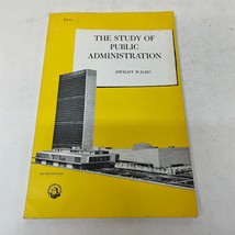 The Study Of Public Administration History Paperback Book Dwight Waldo 1955 - £9.74 GBP