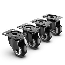 2 Inch Swivel Caster Wheels without Brake Total Capacity 600Lbs (Pack of 4) - £19.78 GBP