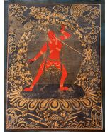 VAJRAYOGINI / YOGINI MA OIL VARNISHED ORIGINAL TIBETAN THANGKA/ THANKA P... - $4,179.81 MXN