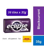 16 tins X Mints Wrigley&#39;s Eclipse Blackcurrant Sugarfree Candy Tin Fresh... - £84.75 GBP