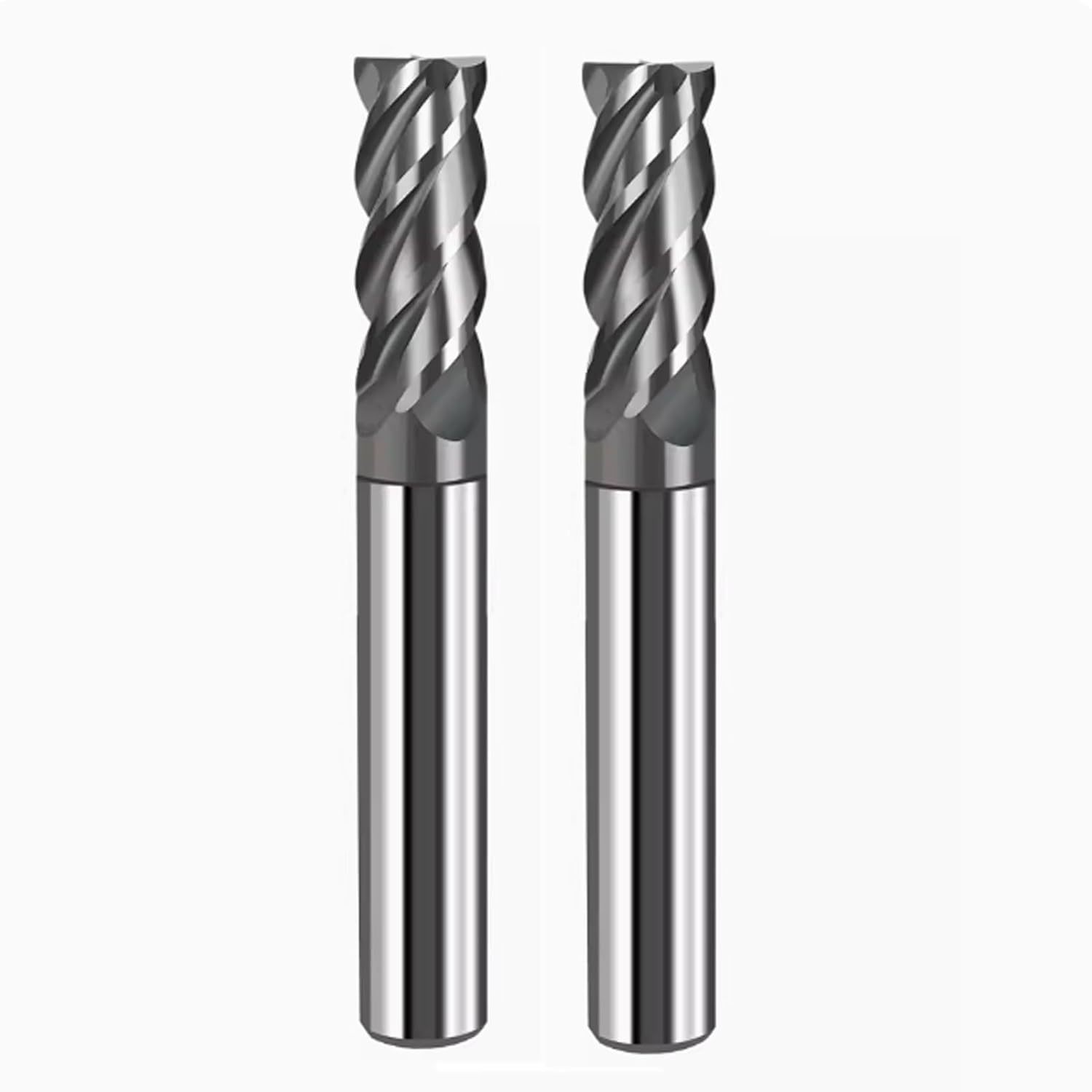 2Pcs 1/2&#39;&#39; Carbide Square End Mill Bits Set, Milling Bits Cutter 1/2, 2P... - $44.98