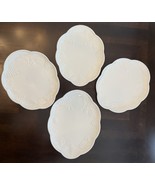 Vintage Westmoreland Milk Glass Paneled Grape Oval Snack Plates – Set of 4 - €26,57 EUR