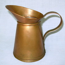 vintage OOAK Handmade Handcrafted 6&quot; Solid Copper Pitcher  - £28.41 GBP