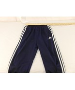 Adult Men&#39;s Vintage Adidas Three White Stripes Blue Break Away Long Pant... - £16.09 GBP