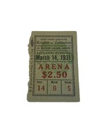 1931 Knights Of Columbus Athletic Carnival Madison Square Garden Ticket ... - $15.00