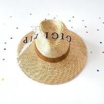 Gigi Pip Isla Straw Fedora Hat Brand New With Tags One Size Fits Most - $94.05