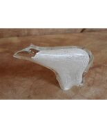 VTG Mid-Century Scandinavian Art Glass Polar Bear Figurine/Paperweight D... - $45.00
