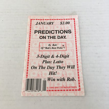 Vintage 1990 January predictions on the day Britt&#39;s industries lottery book - $27.08 CAD