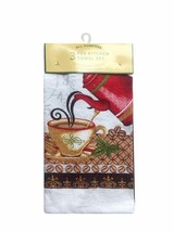 ALL PURPOSE 3 PCS KITCHEN TOWEL SET 2 PRINTED POLYCOTTON 1 SOLID MICROFI... - $44.98