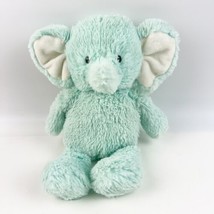 Carters 10” Elephant Blue White Ears Plush Stuffed Animal Soft Baby 2017 - £9.55 GBP