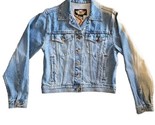 Harley Davidson Blue Denim Jacket Women&#39;s Size Extra Small XS Millwaukee... - $34.60