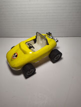 1977 AZRAK-HAMWAY DIECAST CAR MICKEY MOUSE CLUB CAR WALT DISNEY YELLOW RARE - $8.91