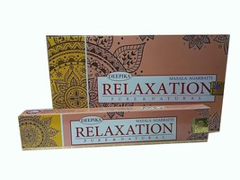 Deepika Relaxation Masala Incense Sticks Home Fragrance Masala AGARBATTI 12X15g - £18.51 GBP