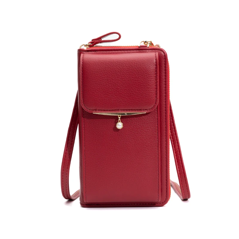 Fashion Women&#39;s Mobile Phone Bags Small Crossbody Shoulder Wallet PU Lea... - £19.71 GBP