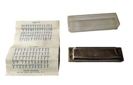 Emenee Harmonica Original Instructions For Playing Plastic Case Vintage - £19.18 GBP