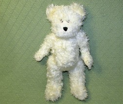 17&quot;TS Teddy Trade Secret I.C. Bear Jointed Plush Stuffed Animal Furry White Toy - £7.55 GBP