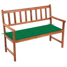 Patio Bench with Cushion 47.2&quot; Solid Acacia Wood - $177.99