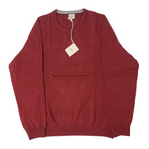 Faherty Jackson Sweater Crewneck Men XXL Red Fern Heather Organic Cotton... - $116.49