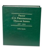 Littleton Coin Album Proof U.S. Presidential Dollar Series 2007 -2016 LCA71 - $9.75 CAD